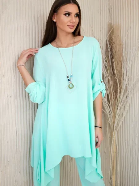 Bluză Kesi Włoski turcoaz