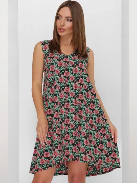 Сукня міні MarSe софтшел чорний