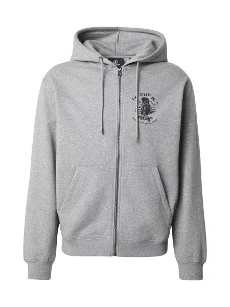 Volcom Hanorac CATASTROPHY gri amestecat negru