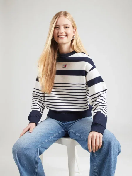 Palton Tommy Jeans alb