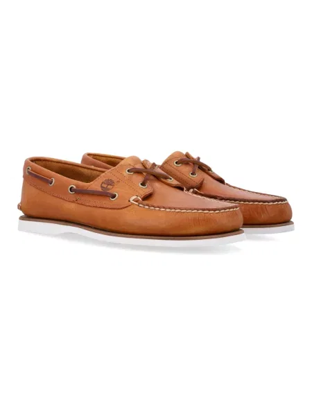 Półbuty Timberland skórzane klasyczne brązowe