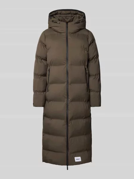 Płaszcz pikowany z naszywką z logo model ‘Larea’ Khujo