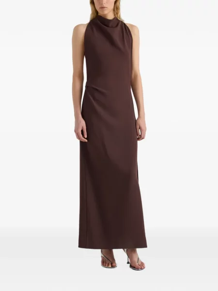 Rochie Proenza Schouler din crep maro