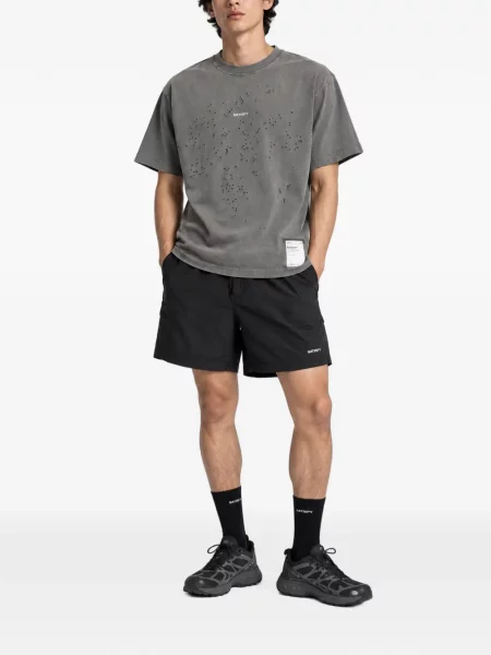 Tricou Satisfy zdrențuiți gri