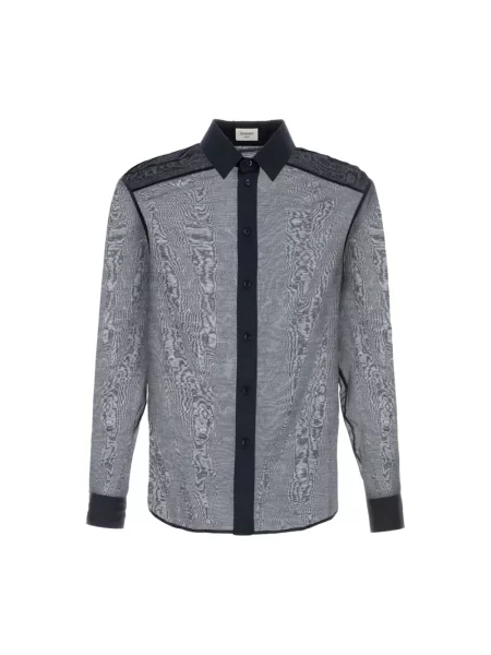 Koszula Saint Laurent niebieska