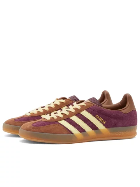 Sneakersy Adidas Originals skórzane brązowe