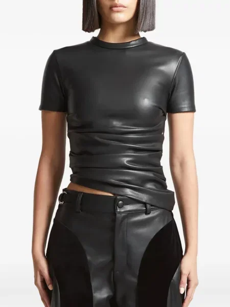 Tricou Manière De Voir din piele negru
