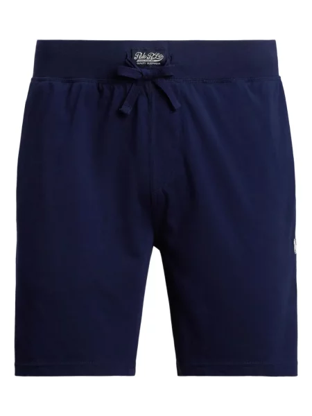 Tricou polo Polo Ralph Lauren cu dungi cu glugă de in albastru