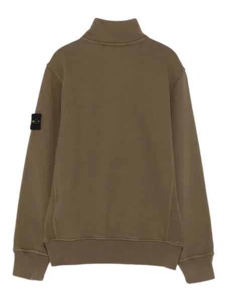Bluza rozpinana dziecięca Stone Island zielona
