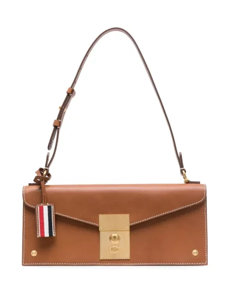 Geantă de mână Thom Browne maro
