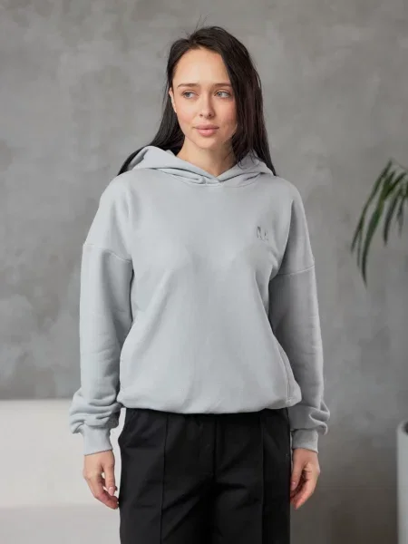 Худі Umon бавовна/еластан сірий
