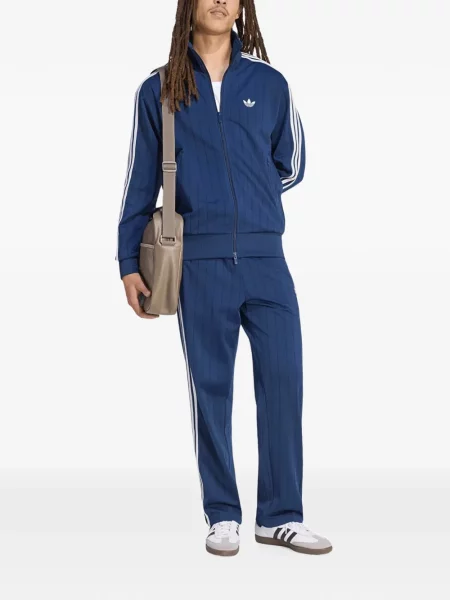 Hanorac sport Adidas cu broderie maro