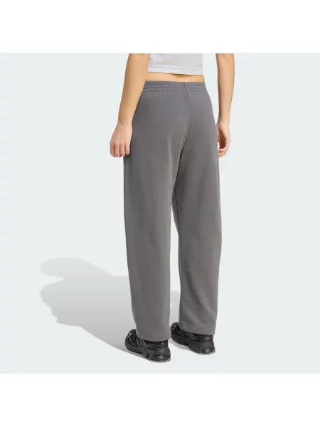 Kalhoty adidas Kit Small Logo Barrel Pants šedé