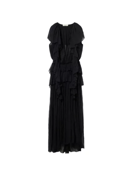 Rochie Blumarine cu volane din dantelă de costum negru