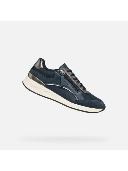 Sneakerși Geox albastru