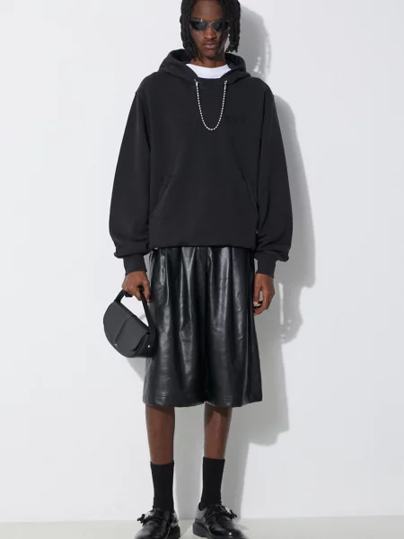 AMBUSH bluza Ballchain z kapturem z aplikacją czarny