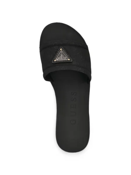 Sandale Guess cu autograf negru
