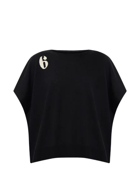 Pulover Mm6 Maison Margiela cu imagine negru