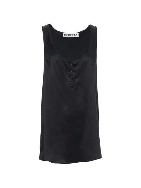 Rochie mini Medeea fără mâneci negru