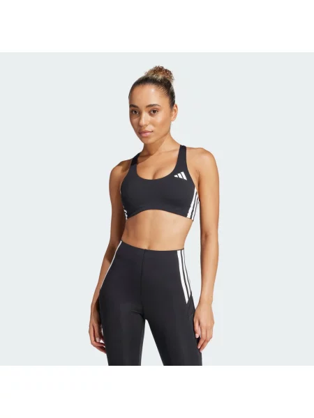 Biustonosz Adizero Run Medium Support czarny