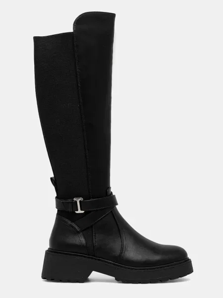 Сапоги Steve Madden на платформе черные