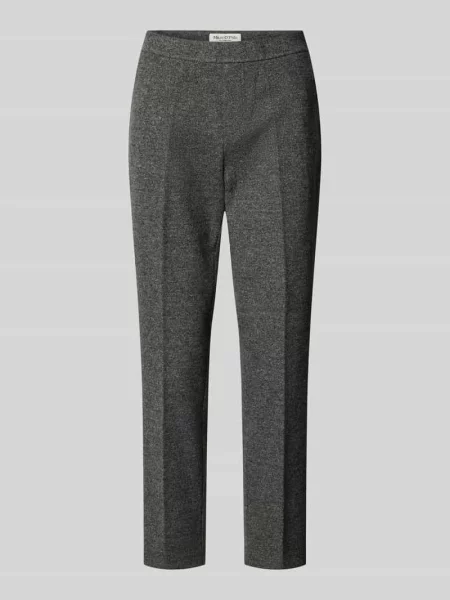 Spodnie do garnituru o kroju slim fit z mieszanki bawełny Marc O'polo