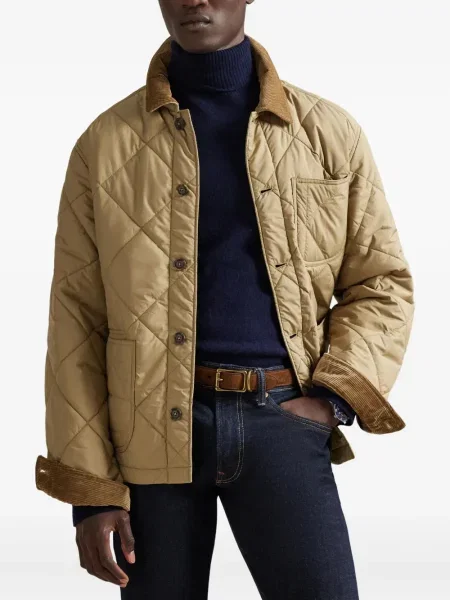 Dlouhá pruhovaná s límcem kšiltovka Polo Ralph Lauren modrá