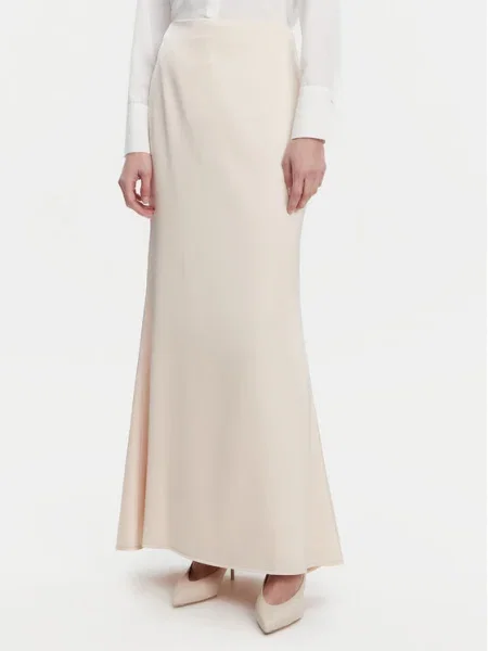 ACCESS FASHION Maxi szoknya bézs