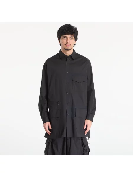 Dlouhá košile Y-3 s dlouhými rukávy černá