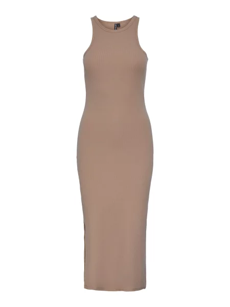 PIECES Rochie RUKA închis bej