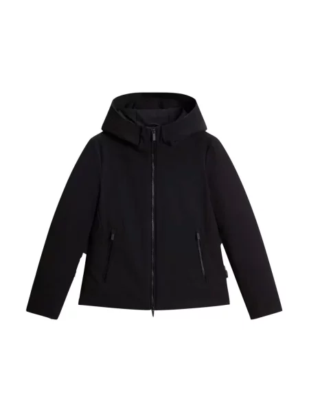 Krótka kurtka puchowa Woolrich czarna