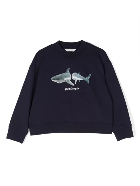 Bluza dziecięca Palm Angels niebieska