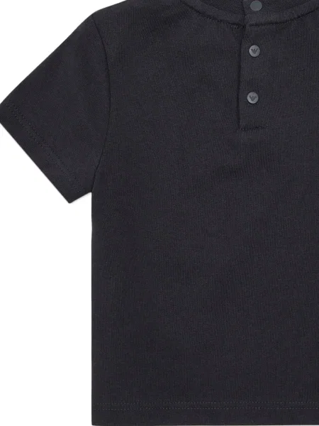 Koszulka dziecięca Emporio Armani niebieska