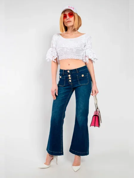 NOSECRETS Прямі джинси синій