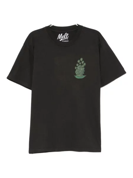 Tricou Melt cu imagine gri