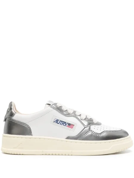 Sneakerși Autry din piele gri