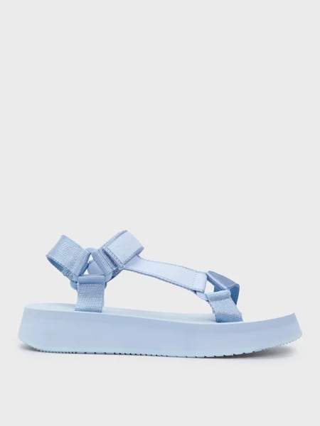 Босоніжки Calvin Klein Jeans на липучках блакитні