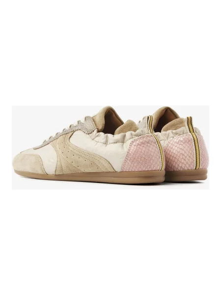 Sneakersy Via Vai skórzane beżowe
