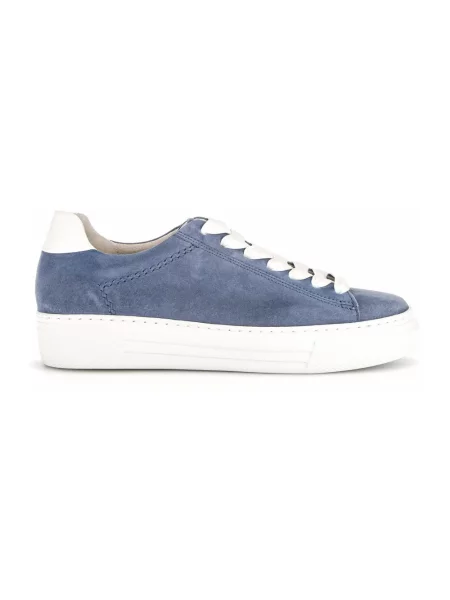 Sneakersy Gabor skórzane eleganckie niebieskie