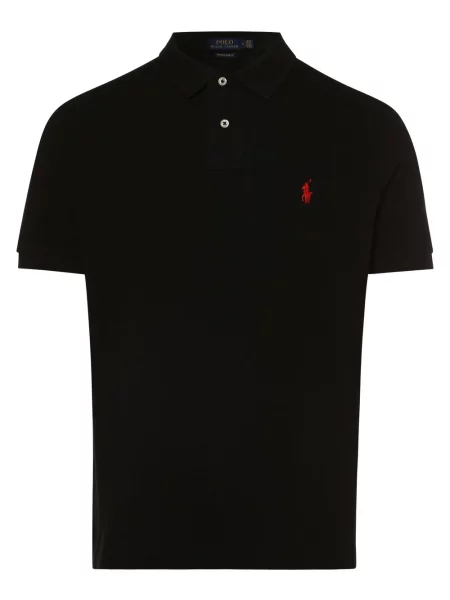 Polo Ralph Lauren polo gładki czarny