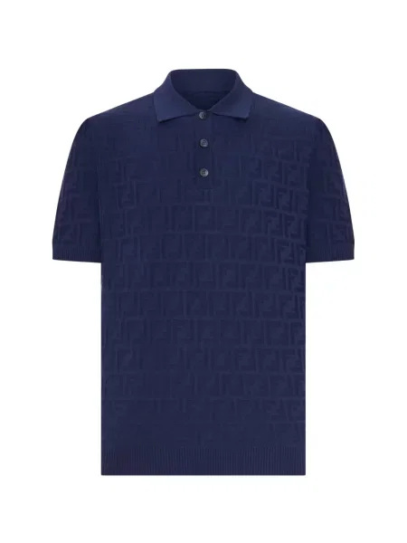 Tricou polo Fendi albastru