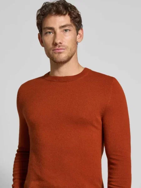 Sweter z dzianiny z mieszanki wełny z domieszką kaszmiru Mcneal