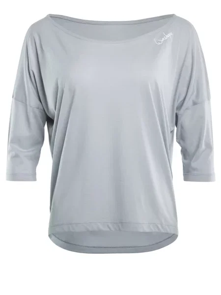 Winshape Tricou funcțional gri alb