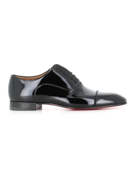 Lakierowane półbuty Christian Louboutin czarne