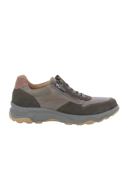 Sneakersy Waldläufer skórzane brązowe