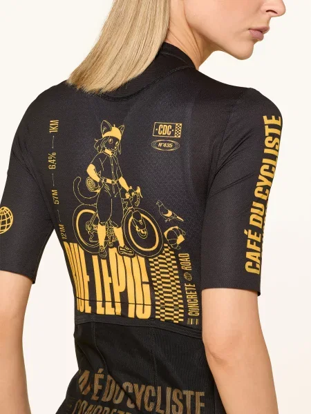 Tričko Café Du Cycliste černé