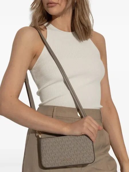 Sneakerși Michael Michael Kors din piele maro