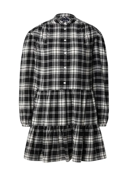 GAP Rochie tip bluză negru alb