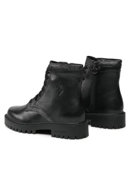 U.S. Polo Assn. Gležnjarji črna