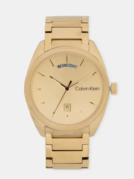 Hodinky Calvin Klein zlatá